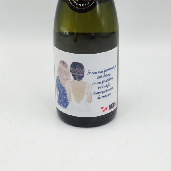 Sticluta Invitatie Domnisoara de Onoare - ALIF303032 - imagine 4