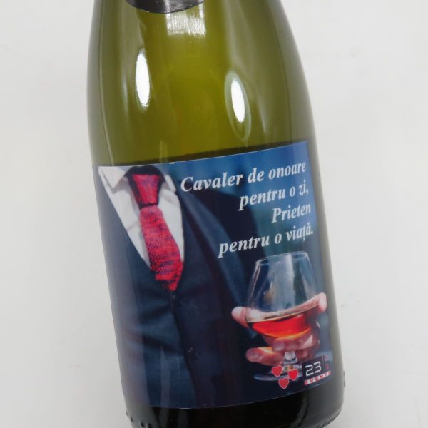 Sticluta invitatie/marturie Cavaler de Onoare - ILIF303033 - imagine 3