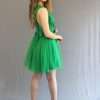 Rochie versatila scurta cu tulle domnisoare de onoare din lycra rosu AGB304013 1 1
