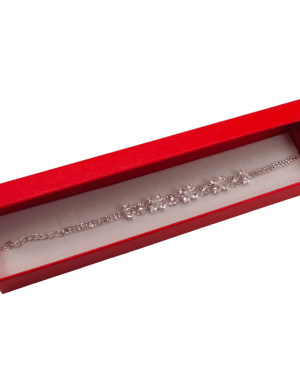 Bratara delicata pentru mireasa, cu cristale stralucitoare – ILIF305012