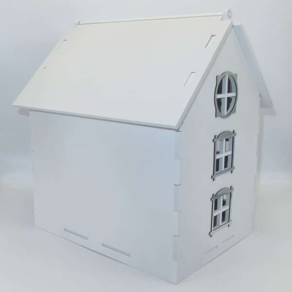 Cutie Dar Nunta Casa de Piatra model casuta cu argintiu 29x24x32 cm ILIF305006 3