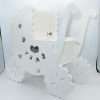 Cutie dar botez forma de Carucior alb ILIF305080 1