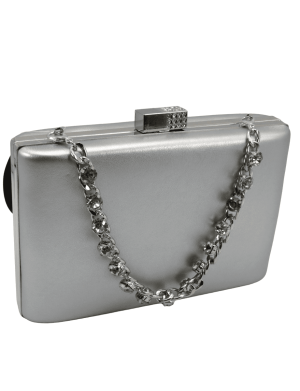 Gentuta tip clutch de culoare argintie – ILIF305042