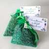 Marturie saculet organza cu lavanda verde 7x9 cm AMB305007 3