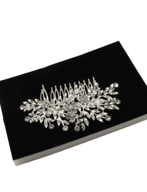 Piaptan bijuterie pentru mireasa, cu cristale stralucitoare – ILIF305036