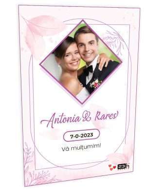 Marturie nunta personalizata, magnet frigider 10x15cm – ILIF307004