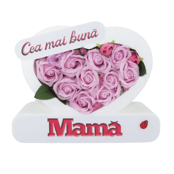 Aranjament cadou pentru mama cu trandafiri de sapun ILIF307058 23h Events 1