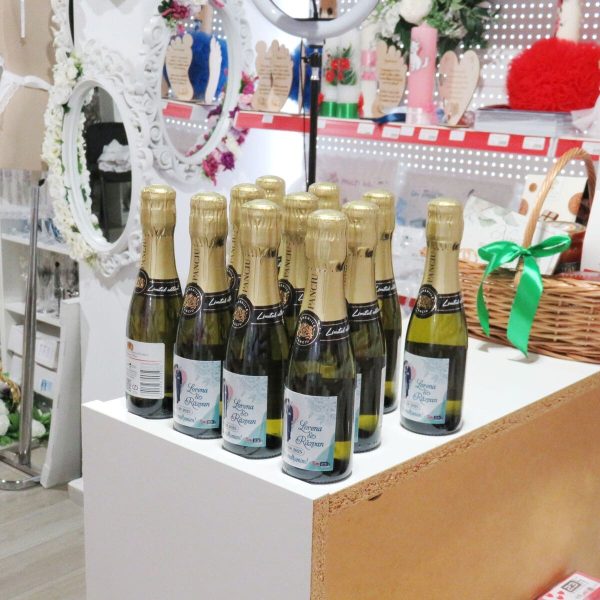Marturie nunta, Sticluta Vin Spumant - personalizata - ILIF307114 - imagine 9