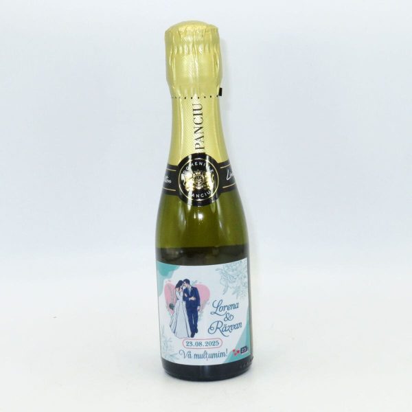 Marturie nunta, Sticluta Vin Spumant - personalizata - ILIF307114 - imagine 10