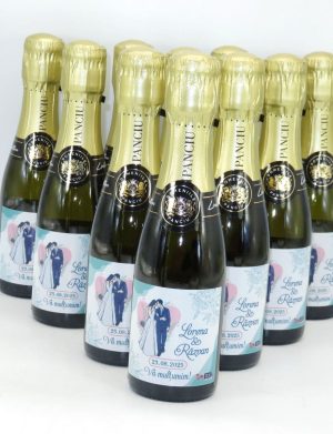 Marturie nunta, Sticluta Vin Spumant – personalizata – ILIF307114