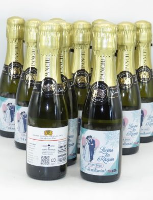 Marturie nunta, Sticluta Vin Spumant – personalizata – ILIF307114