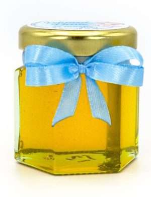 Mărturii dulci cu miere, Bebeluș Botez, Bleo, handmade Iubire, borcan 50 gr – DSBC308019