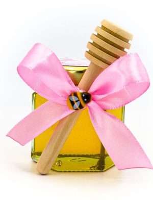 Mărturii dulci cu miere, model Aventură, Balerină, Roz, borcan 50 gr – DSBC308011