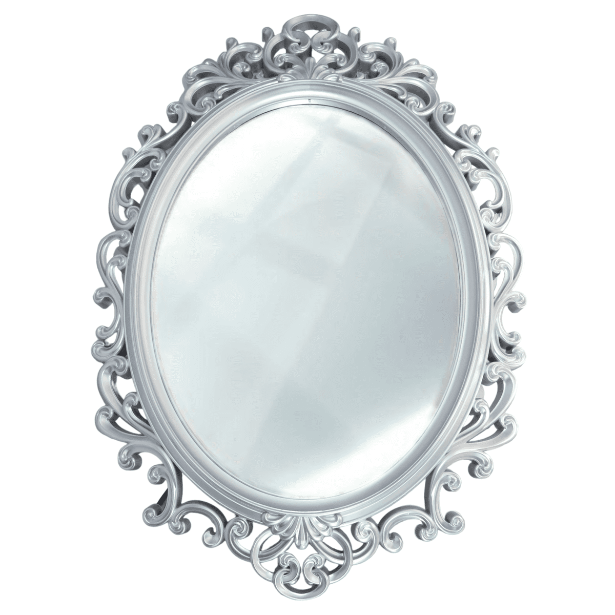 Oglinda miresei, forma ovala in stil victorian, model argintiu ILIF309044 (2)