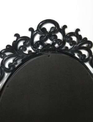 Oglinda miresei, forma ovala in stil victorian, model argintiu – ILIF309044