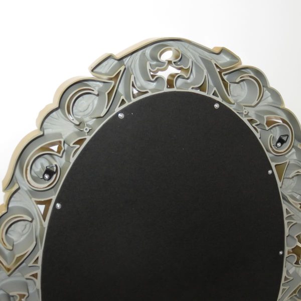 Oglinda miresei, forma ovala in stil victorian, model auriu ILIF309043 (3)