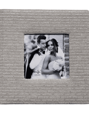 Mostră Album foto Nuntă / Botez, Textil, 15×15 cm, pătrat, 4 pagini, 2 file, CAB311003