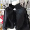 Bolero mireasanasadomnisoara de onoare, blanita neagra, fara maneci ILIF310055 (1)