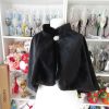 Bolero mireasanasadomnisoara de onoare, blanita neagra, fara maneci ILIF310055 (2)