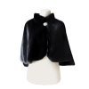 Bolero mireasanasadomnisoara de onoare, blanita neagra, fara maneci ILIF310055 (6)