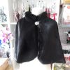 Bolero mireasanasadomnisoara de onoare, blanita neagra, fara maneci ILIF310055 (8)
