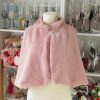 Bolero mireasanasadomnisoara de onoare, blanita roz, fara maneci ILIF310053 (3)
