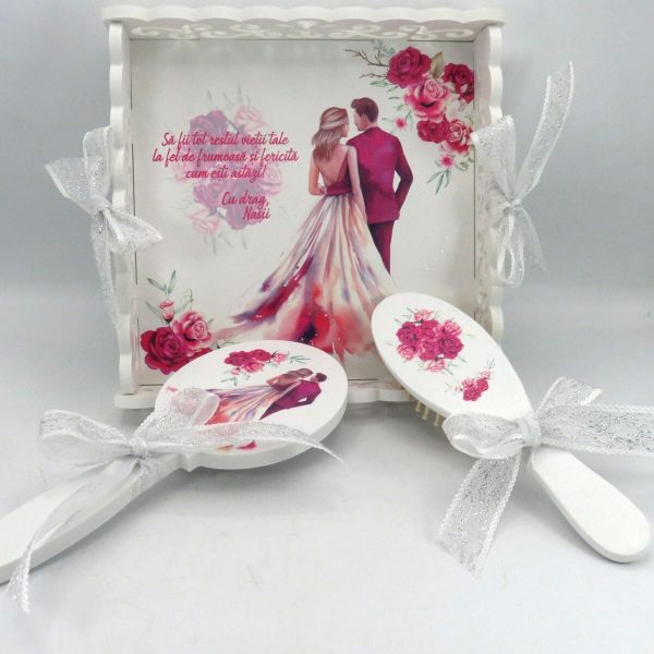 Set Gătit Mireasa, ”Dreaming”, Nepersonalizat, 3 piese PRIF310061 (8)