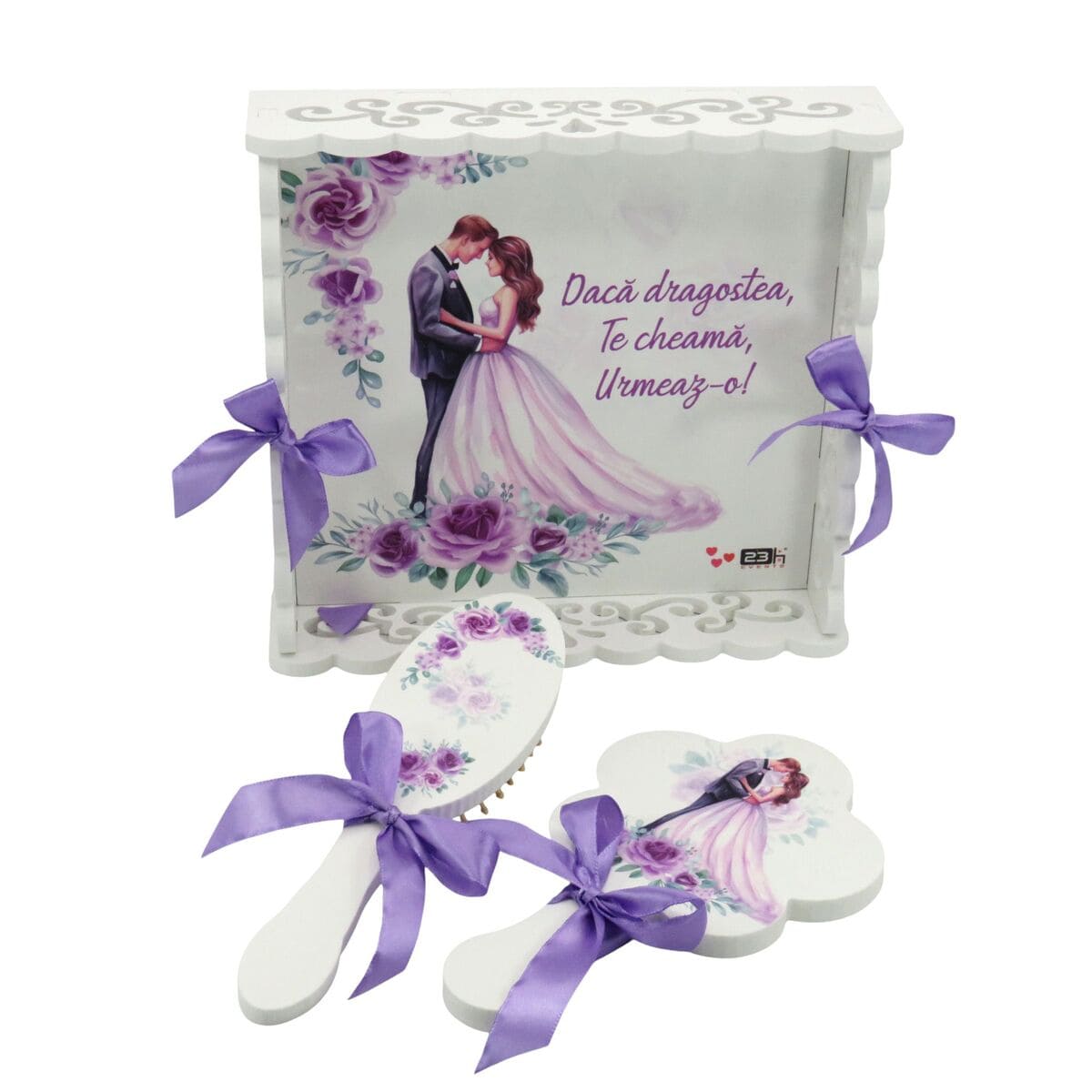 Set Gatit Mireasa Nepersonalizat 3 piese ILIF310016 7