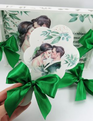 Set Gătit Mireasa, Verde, Personalizat, 3 piese – ILIF310010