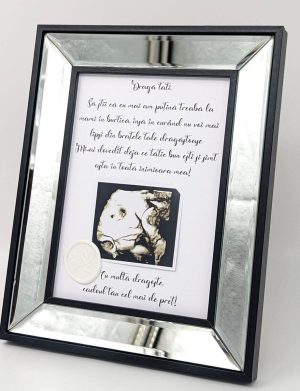 Cadou pentru tata, tablou special cu ecografie bebe si mesaj – DSPH311015