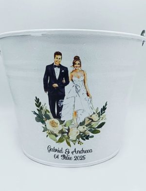 Galeata miresei – Zambet, Emotie, Bucurie – Personalizata cu nume&data – FEIS311008