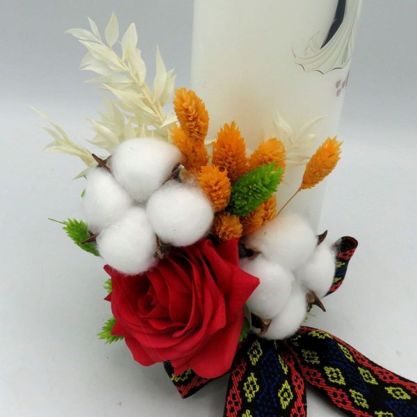 Lumanare Nunta model decorat Traditional ILIF311029 (1)