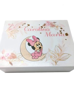 Cutie trusou personalizata, Baby Minnie, roz-auriu – DSPH312002