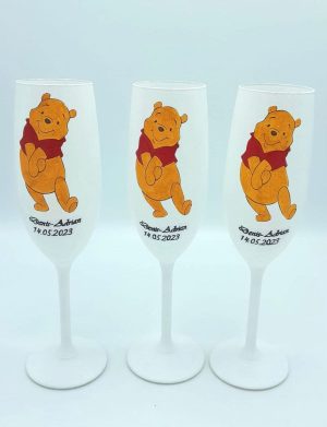 Set 3 pahare personalizate botez, Winnie the Pooh – FEIS312012