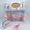 Set Tavita Mot (turta), Iarna Roz, model personalizat cu 6 piese FEIS312024 (6)