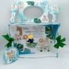 Set Tavita Mot (turta), Bebe in Safari, model personalizat cu 5 piese FEIS401049 (1)