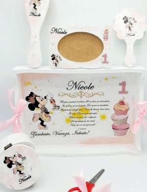 Set Tavita Mot (turta), Cupcakes, model personalizat cu 6 piese – FEIS401064
