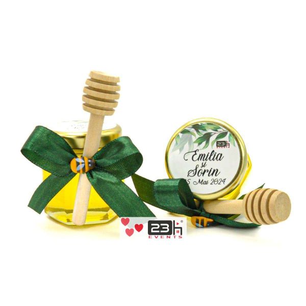 marturii miere verde lingurita nunta botez personalizat 1 (1)