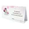 plic dar bani botez fetita baby minnie roz