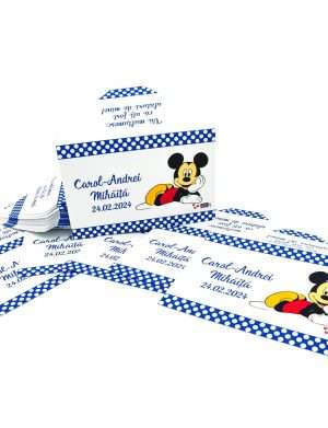 Plic pentru poze botez, Mickey Mouse, model personalizat – MIBC402009