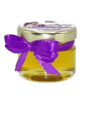 Mărturii dulci cu miere, handmade Iubire, borcan 30 gr, personalizare lavanda mov – DSBC403002