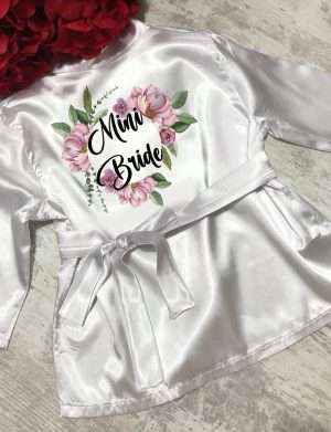 Halat din satin, fetita, Mini Bride m4 – ACD404004