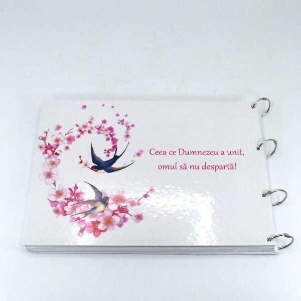 Guest Book personalizat carte mesaje invitati, Flori de Cires ILIF406010 (11)