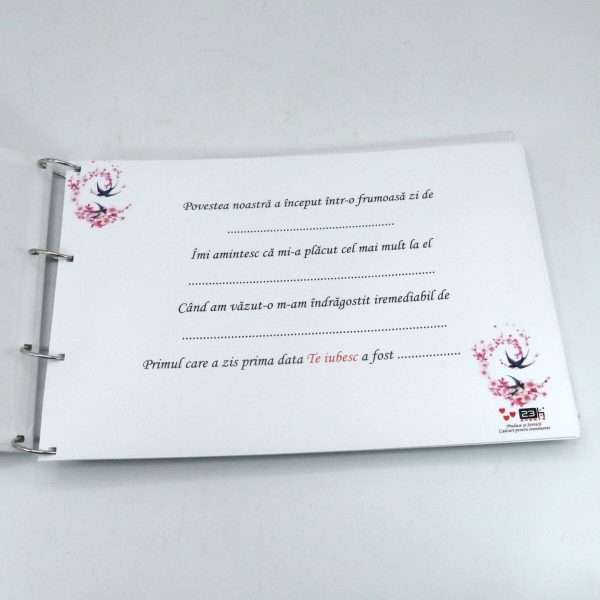 Guest Book personalizat carte mesaje invitati, Flori de Cires ILIF406010 (7)