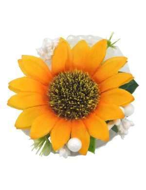 Bratara corsaj pentru domnisoara de onoare, florea-soarelui de matase – ILIF407005