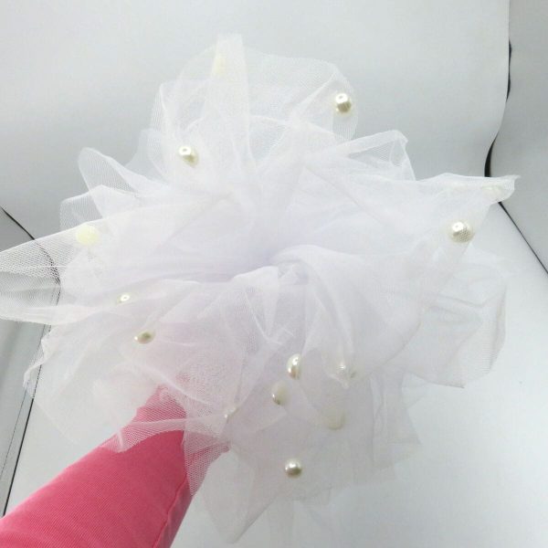 Decor masina pentru oglinzi, pompon alb ILIF406031 (5)