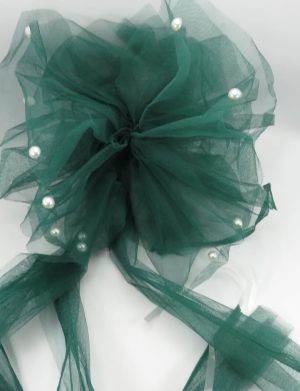 Decor masina pentru oglinzi, pompon verde – ILIF406032