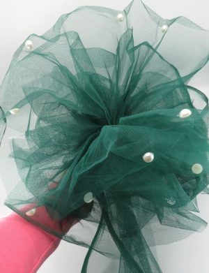 Decor masina pentru oglinzi, pompon verde – ILIF406032