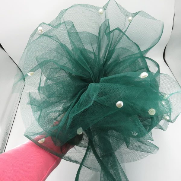 Decor masina pentru oglinzi, pompon verde ILIF406032 (8)
