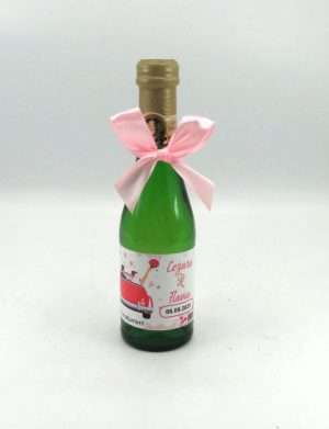 Marturie nunta, Sticluta Vin Spumant – personalizata – ILIF407003